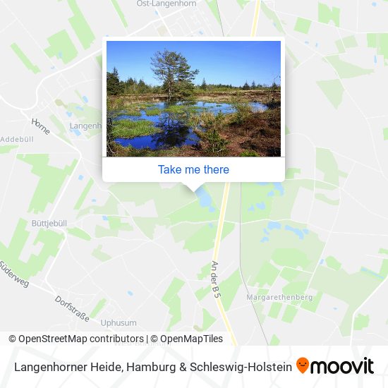 Langenhorner Heide map