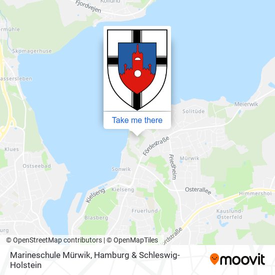 Marineschule Mürwik map