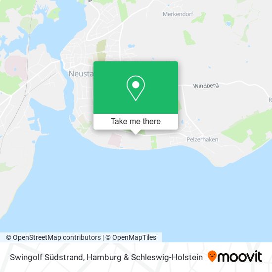 Swingolf Südstrand map