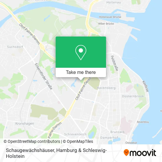 Карта Schaugewächshäuser