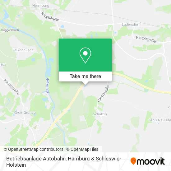 Карта Betriebsanlage Autobahn