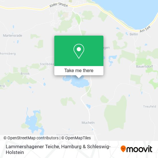 Lammershagener Teiche map