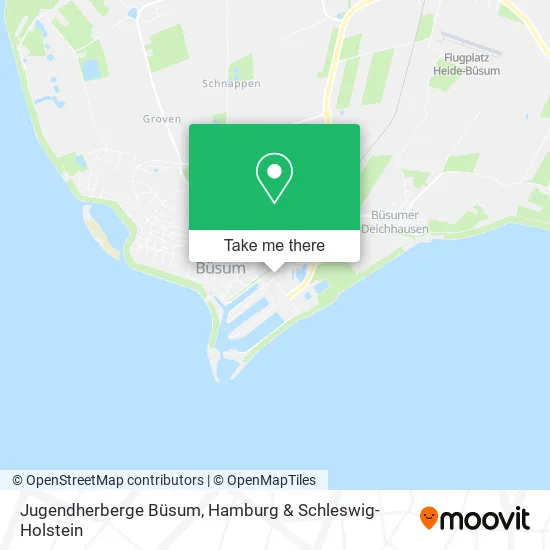 Карта Jugendherberge Büsum