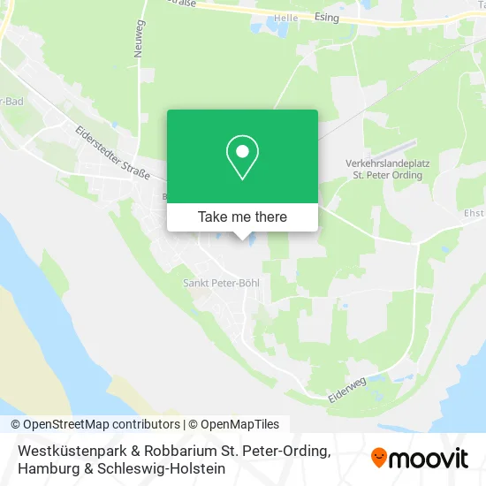 Карта Westküstenpark & Robbarium St. Peter-Ording