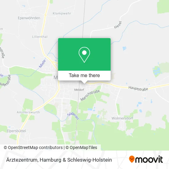 Карта Ärztezentrum