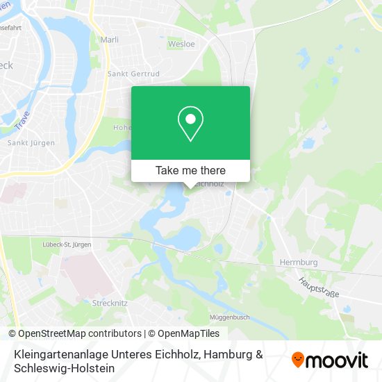 Kleingartenanlage Unteres Eichholz map