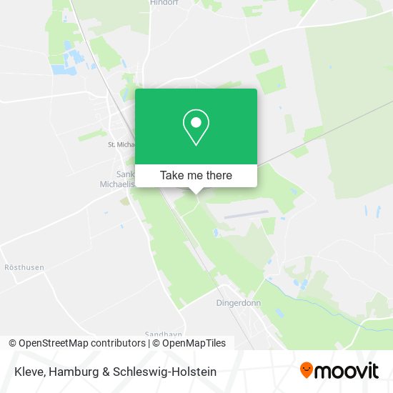 Kleve map