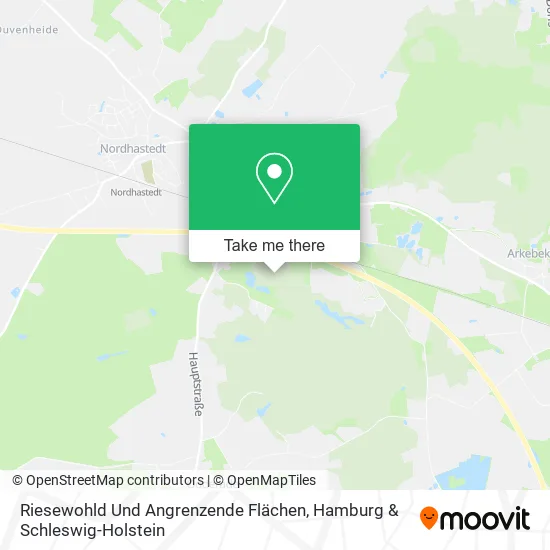 Карта Riesewohld Und Angrenzende Flächen