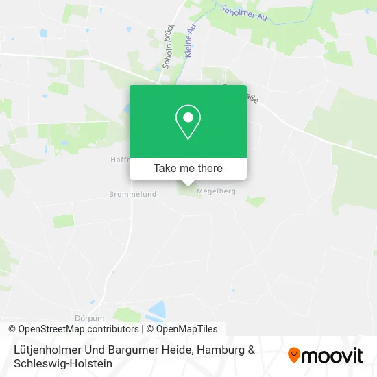 Карта Lütjenholmer Und Bargumer Heide