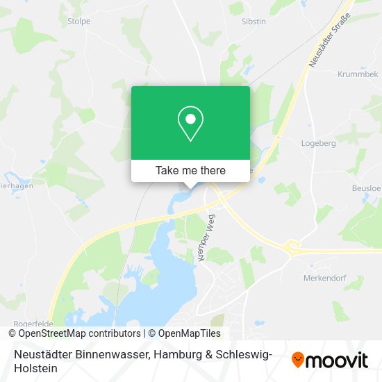 Neustädter Binnenwasser map