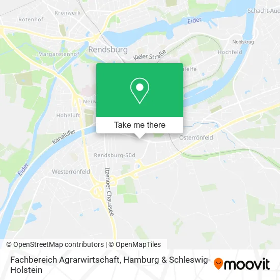 Карта Fachbereich Agrarwirtschaft