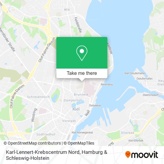 Karl-Lennert-Krebscentrum Nord map