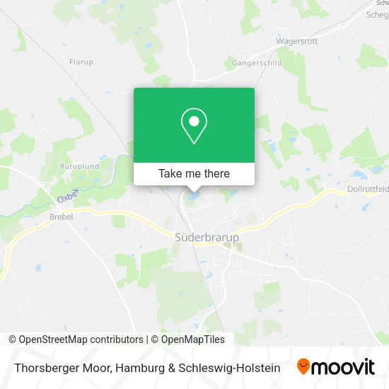 Карта Thorsberger Moor