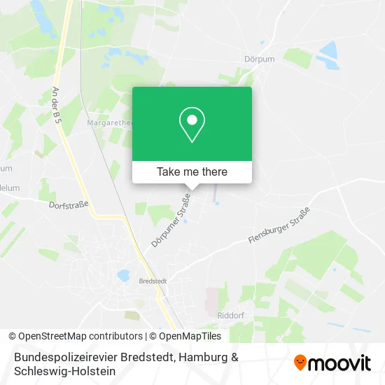 Карта Bundespolizeirevier Bredstedt