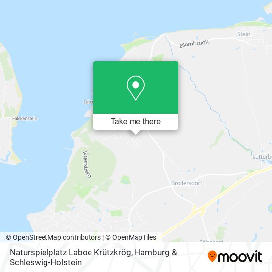 Naturspielplatz Laboe Krützkrög map