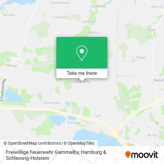 Freiwillige Feuerwehr Gammelby map