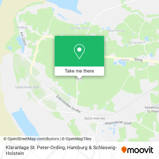 Карта Kläranlage St. Peter-Ording