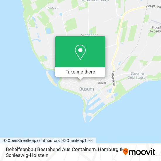 Карта Behelfsanbau Bestehend Aus Containern