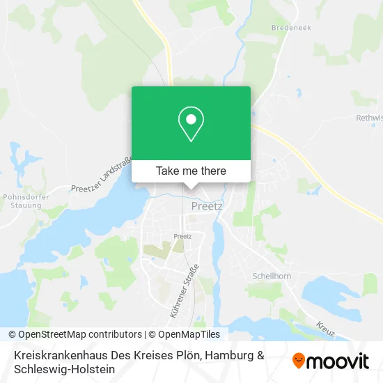 Карта Kreiskrankenhaus Des Kreises Plön