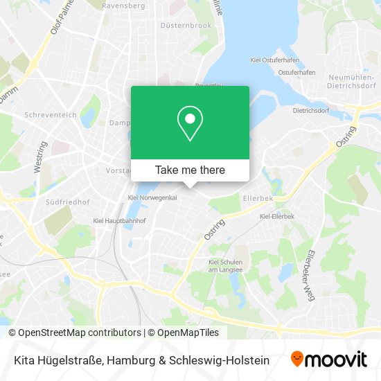 Kita Hügelstraße map