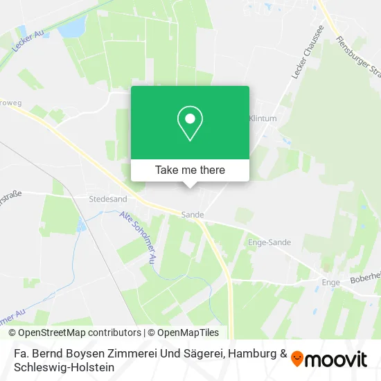 Карта Fa. Bernd Boysen Zimmerei Und Sägerei