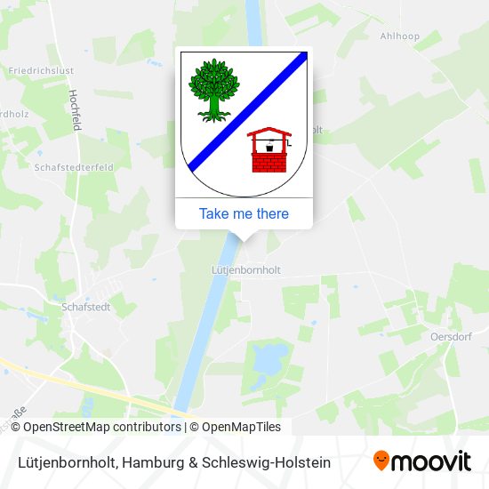 Lütjenbornholt map