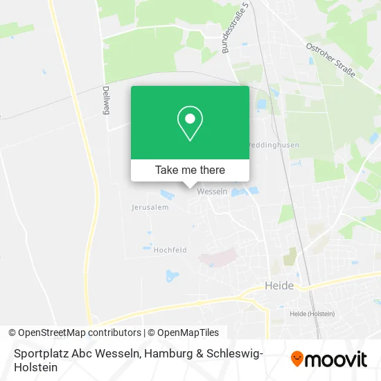 Карта Sportplatz Abc Wesseln