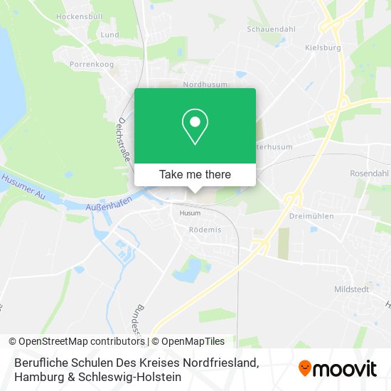 Berufliche Schulen Des Kreises Nordfriesland map