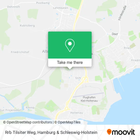 Карта Rrb Tilsiter Weg