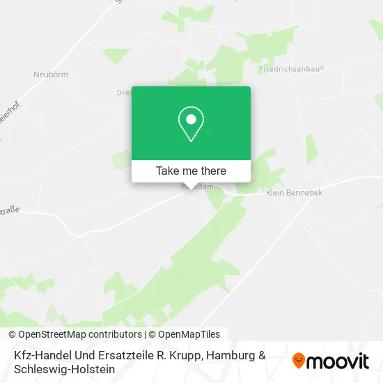 Карта Kfz-Handel Und Ersatzteile R. Krupp