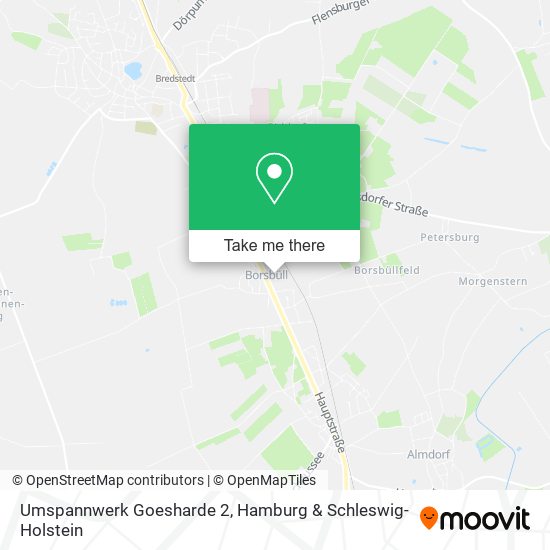 Umspannwerk Goesharde 2 map