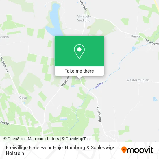 Карта Freiwillige Feuerwehr Huje