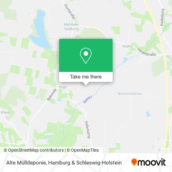 Карта Alte Mülldeponie