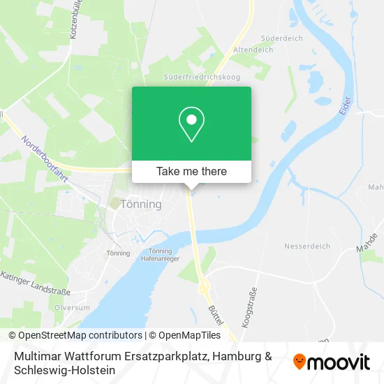 Карта Multimar Wattforum Ersatzparkplatz