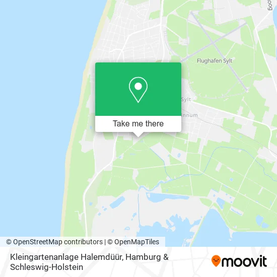 Карта Kleingartenanlage Halemdüür