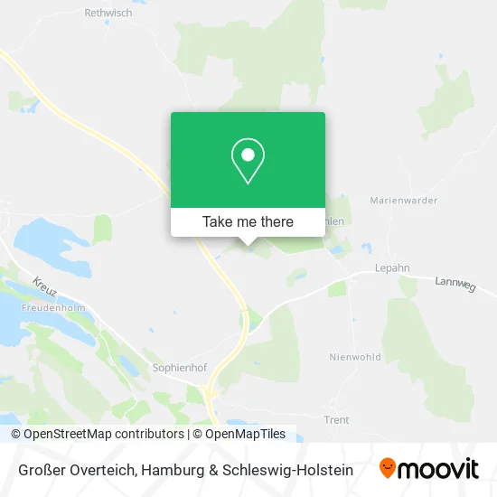 Карта Großer Overteich