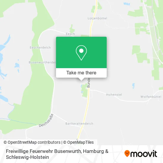 Карта Freiwillige Feuerwehr Busenwurth