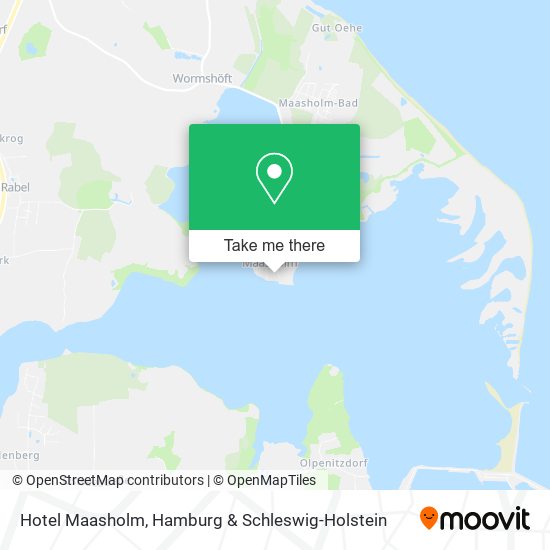 Hotel Maasholm map