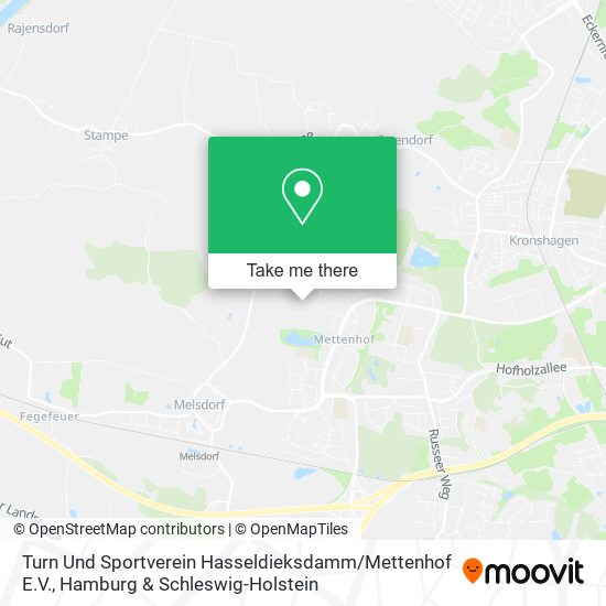 Turn Und Sportverein Hasseldieksdamm / Mettenhof E.V. map