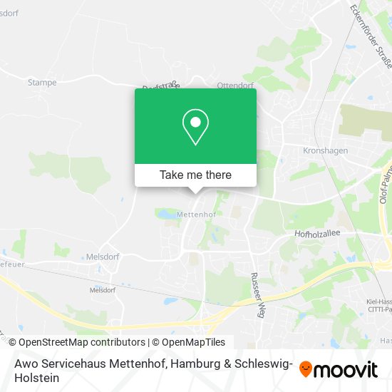 Awo Servicehaus Mettenhof map