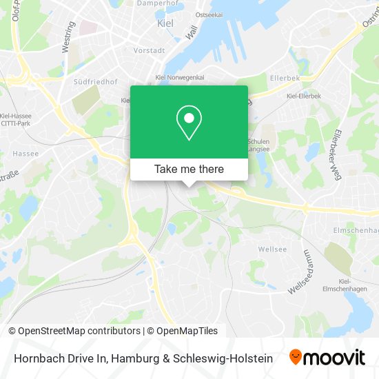 Hornbach Drive In map