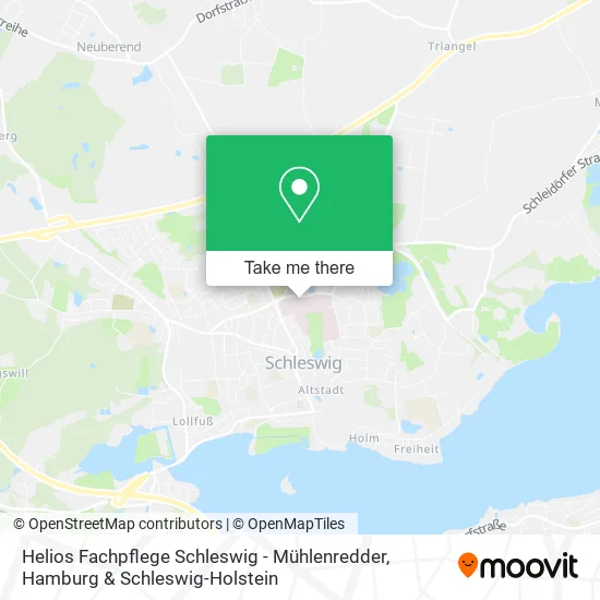 Карта Helios Fachpflege Schleswig - Mühlenredder