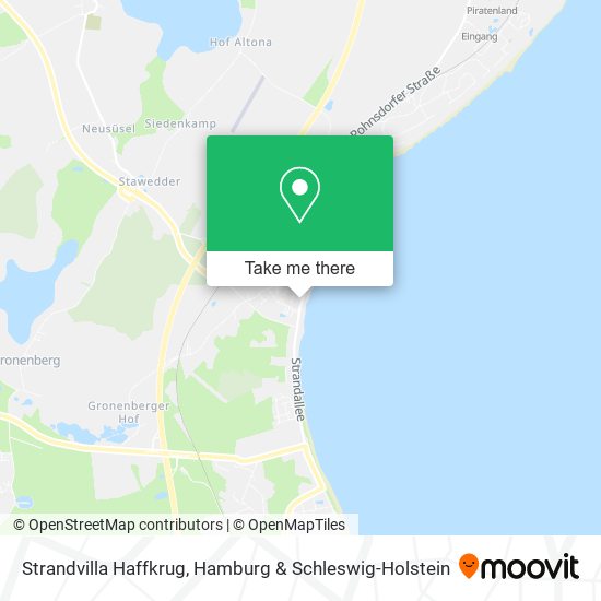 Strandvilla Haffkrug map