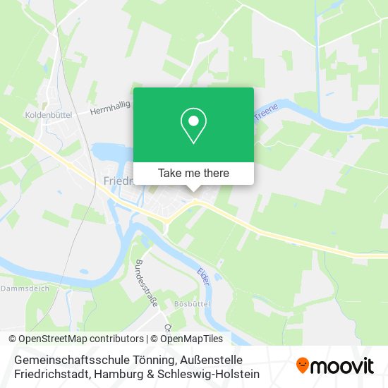Gemeinschaftsschule Tönning, Außenstelle Friedrichstadt map