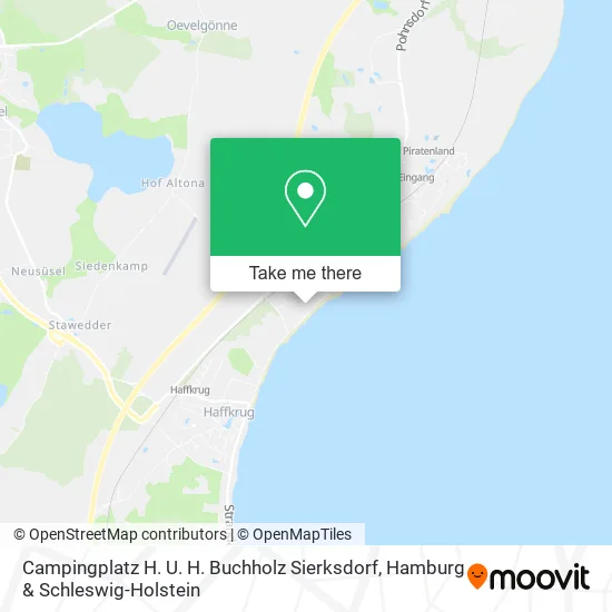 Карта Campingplatz H. U. H. Buchholz Sierksdorf