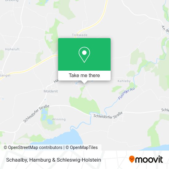 Schaalby map