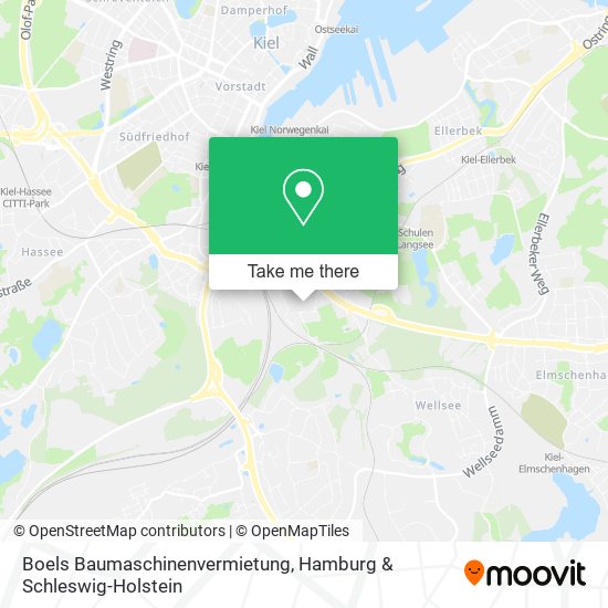 Boels Baumaschinenvermietung map