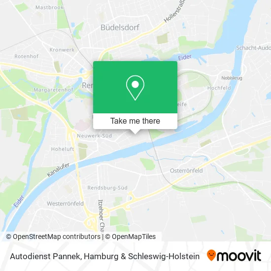 Карта Autodienst Pannek