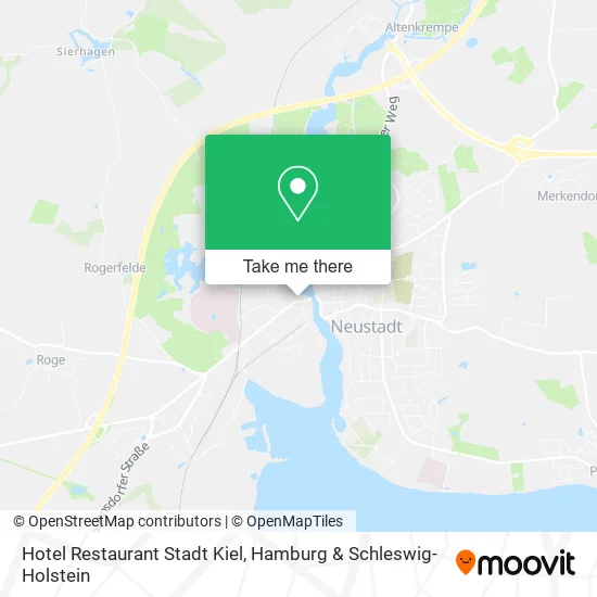 Карта Hotel Restaurant Stadt Kiel