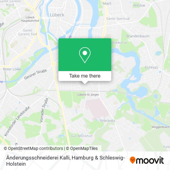 Änderungsschneiderei Kalli map